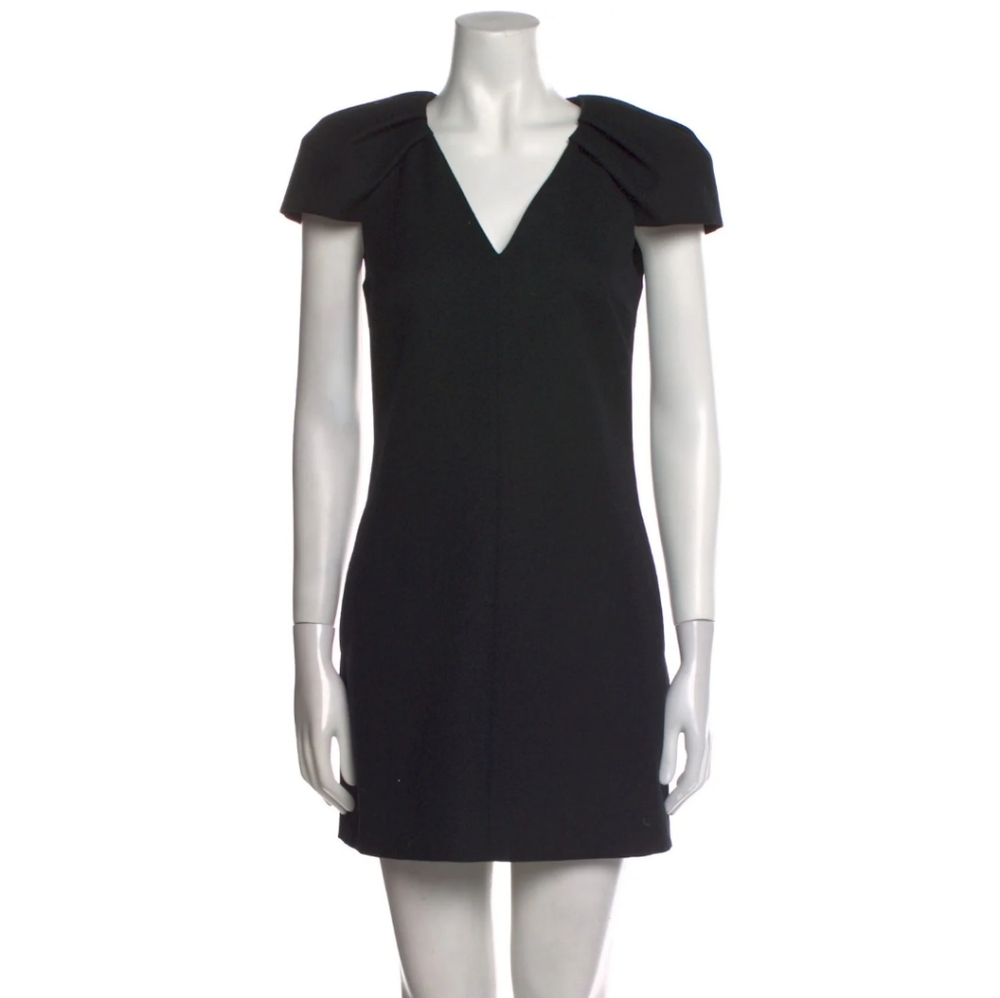 Saint Laurent 2016 Black Mini Dress Size IT 36
